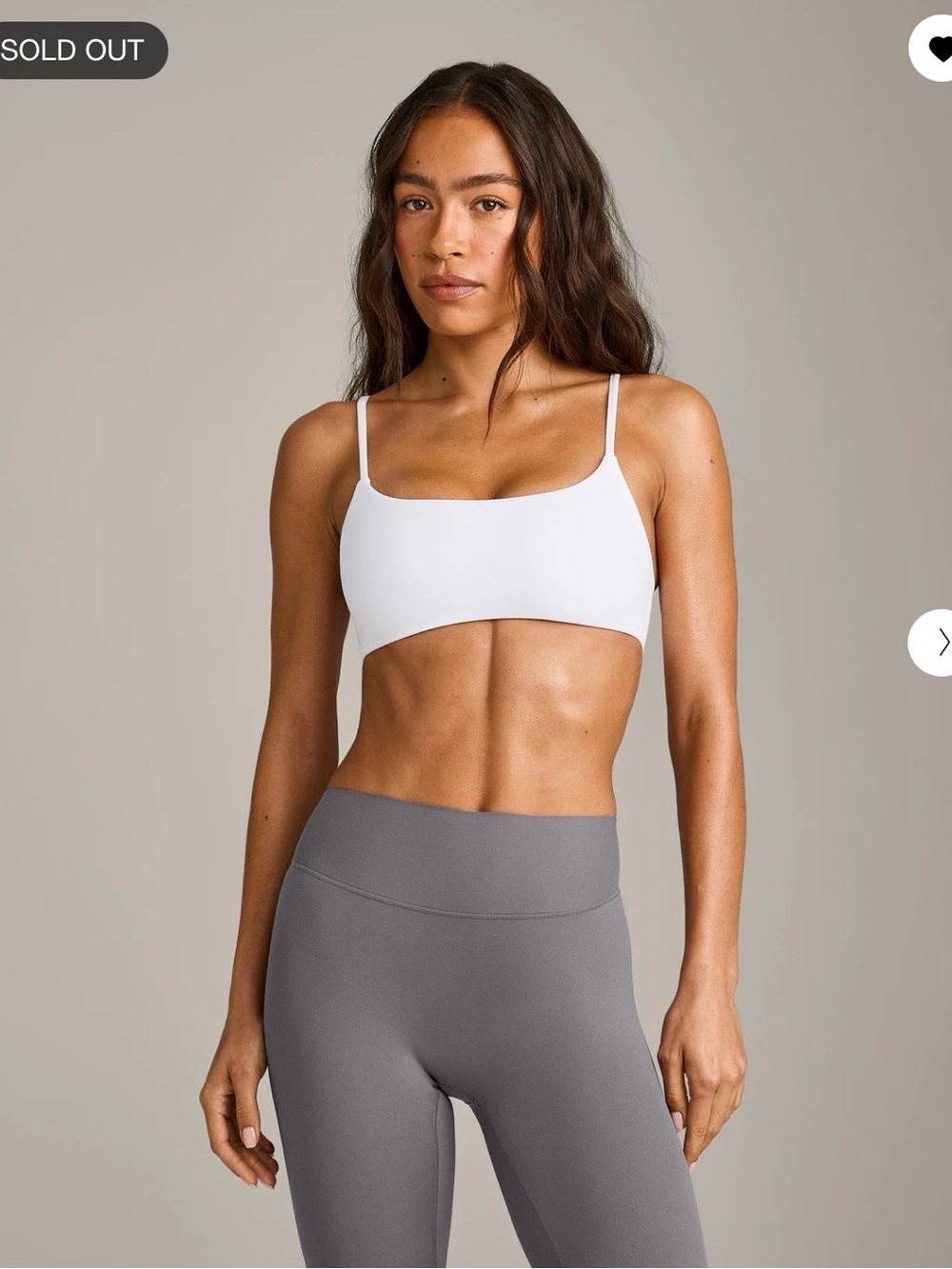 Oner Active Softmotion White Strappy Seamless Sports Bralette Size S Sold Out !